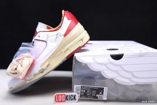 Rep Low Red White 2 Off-White Jordan SP DJ4375-106 Retro 0617